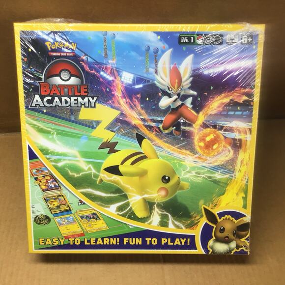 NEW 2022 Pokemon TCG Battle Academy Trading Card Game Pikachu Cinderace Eevee - Picture 1 of 4